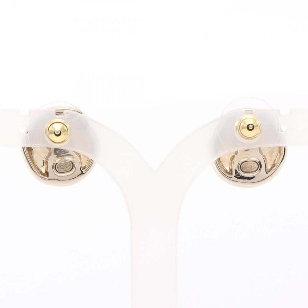 CHANEL Authentic Gold Logo Earrings - Picture 2 of 6
